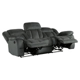 Laurelton Gray Double Reclining Sofa - Ornate Home
