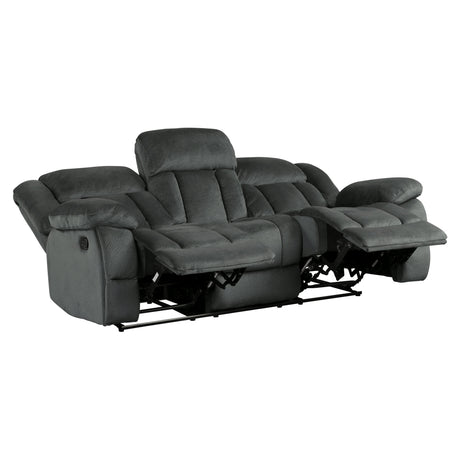 Laurelton Gray Double Reclining Sofa - Ornate Home