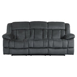 Laurelton Gray Double Reclining Sofa - Ornate Home