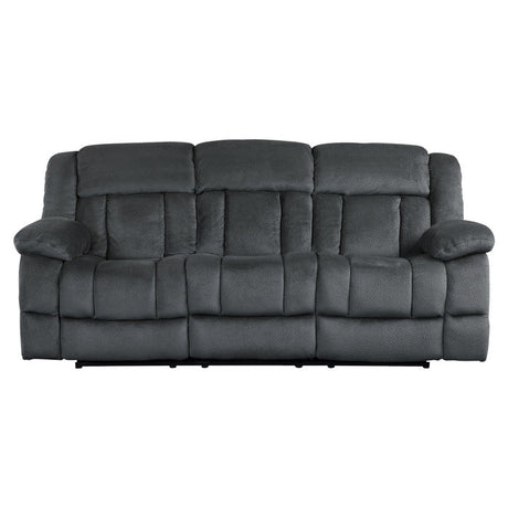 Laurelton Gray Double Reclining Sofa - Ornate Home