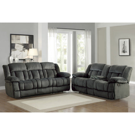 Laurelton Gray Double Reclining Sofa - Ornate Home