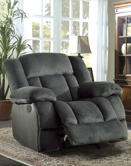 Laurelton Gray Glider Reclining Chair - Ornate Home
