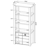 Laurelton Light Oak 3-piece Entertainment Center TV Stand - Ornate Home