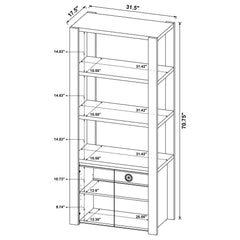 Laurelton Light Oak 3-piece Entertainment Center TV Stand - Ornate Home