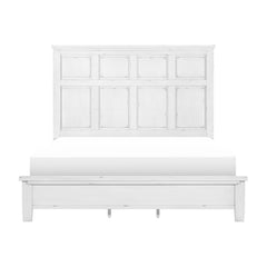 Laurelville Antique White Eastern King Bed - Ornate Home