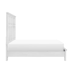 Laurelville Antique White Eastern King Bed - Ornate Home