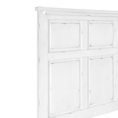 Laurelville Antique White Eastern King Bed - Ornate Home