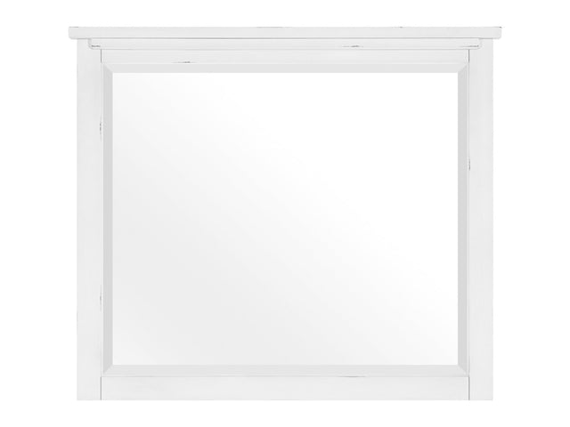 Laurelville Antique White Mirror - Ornate Home