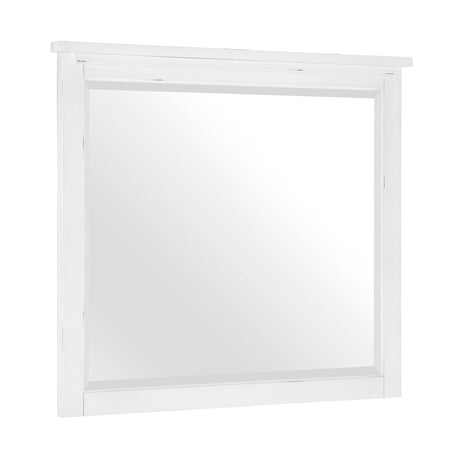 Laurelville Antique White Mirror - Ornate Home