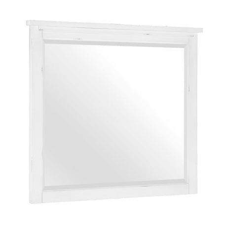 Laurelville Antique White Mirror - Ornate Home