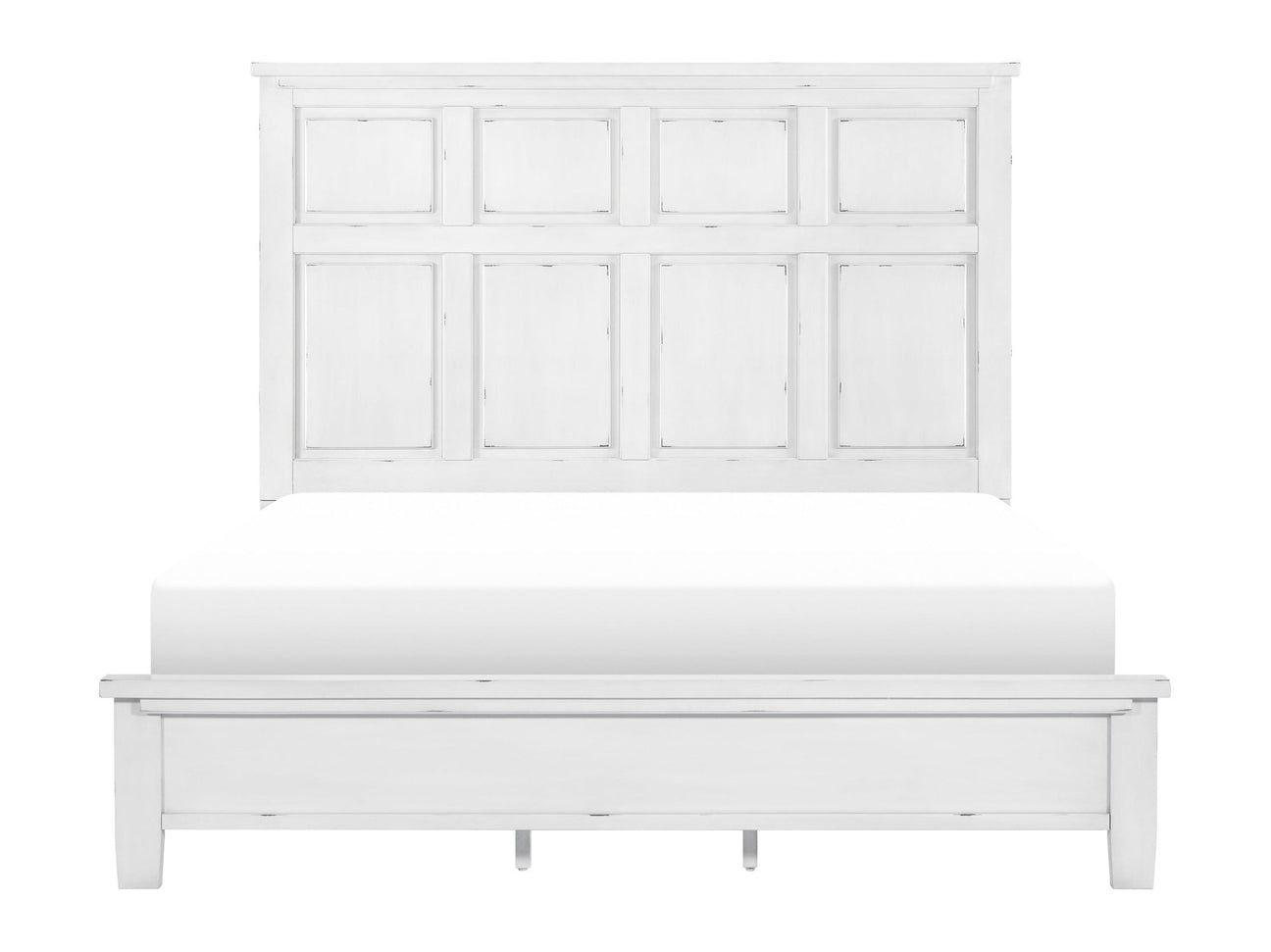 Laurelville Antique White Queen Bed - Ornate Home
