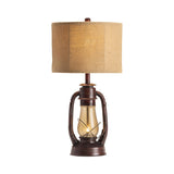 Lauren Red/Transparent Table Lamp - Ornate Home