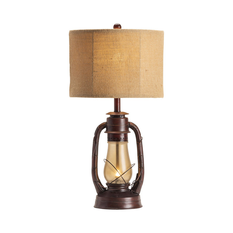 Lauren Red/Transparent Table Lamp - Ornate Home