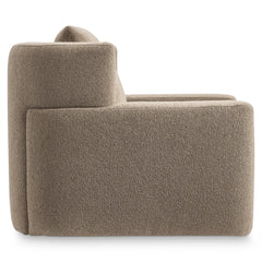 Laurent Ivory Swivel Chair Without Pillows - Ornate Home