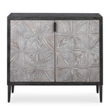 Laurentia Black/Gray 2 Door Accent Cabinet - Ornate Home