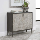 Laurentia Black/Gray 2 Door Accent Cabinet - Ornate Home