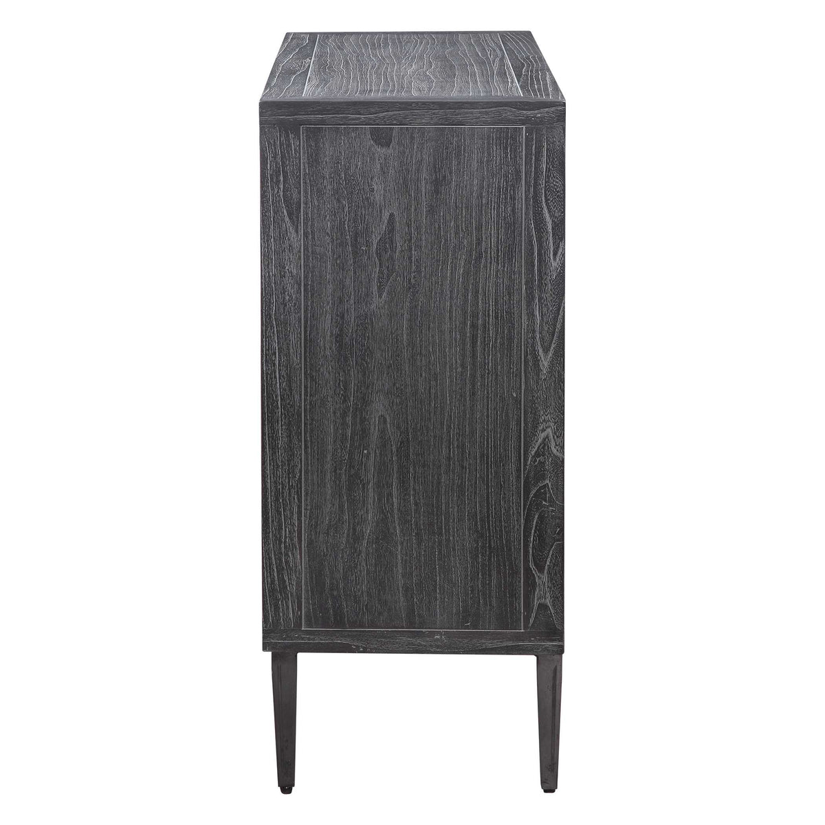 Laurentia Black/Gray 2 Door Accent Cabinet - Ornate Home