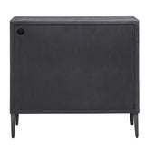 Laurentia Black/Gray 2 Door Accent Cabinet - Ornate Home