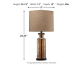 Laurentia Champagne Table Lamp (Set of 2) (Online Special Price) - Ornate Home