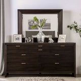 Laurentian Dark Walnut Bedroom Mirror - Ornate Home
