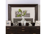 Laurentian Dark Walnut Bedroom Mirror - Ornate Home