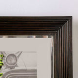 Laurentian Dark Walnut Bedroom Mirror - Ornate Home