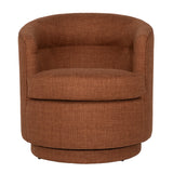 Lauretta Rust Swivel Chair - Ornate Home
