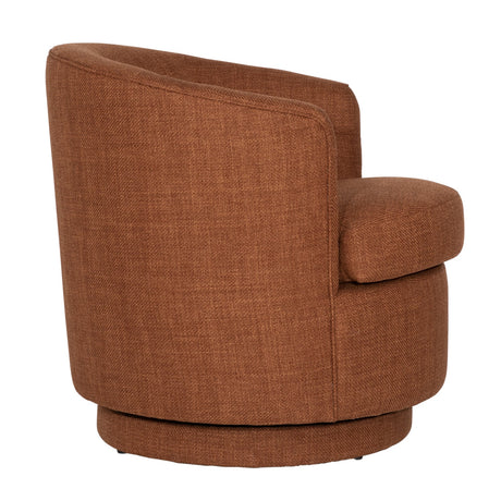 Lauretta Rust Swivel Chair - Ornate Home
