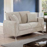 Lauritz Light Gray Loveseat - Ornate Home