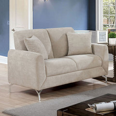 Lauritz Light Gray Loveseat - Ornate Home