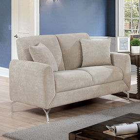 Lauritz Light Gray Loveseat - Ornate Home