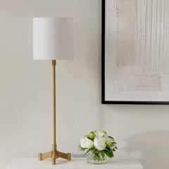 Lautoka Brass Buffet Lamp - Ornate Home