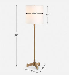Lautoka Brass Buffet Lamp - Ornate Home