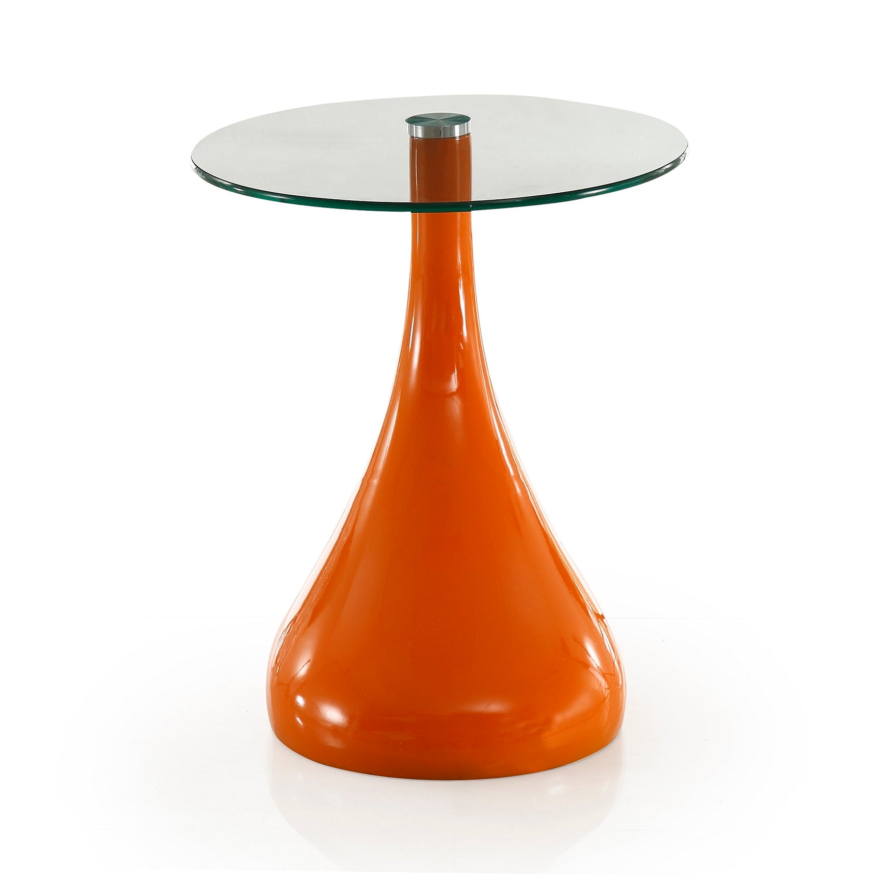 Lava Accent Table in Orange - Ornate Home