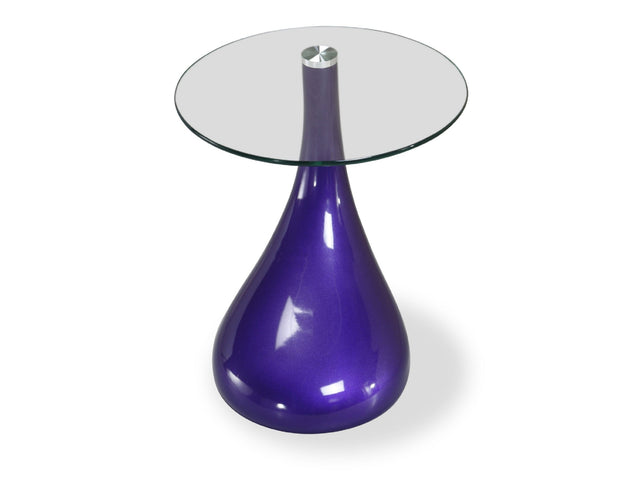Lava Accent Table in Purple - Ornate Home