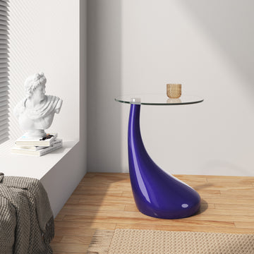 Lava Accent Table in Purple - Ornate Home