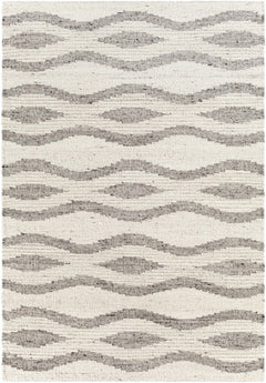 Lavalwaves Hand Woven Flatweave Wool Carpet - Clearance - Ornate Home