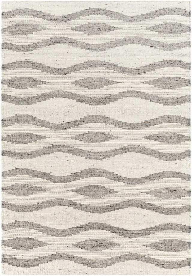 Lavalwaves Hand Woven Flatweave Wool Carpet - Clearance - Ornate Home