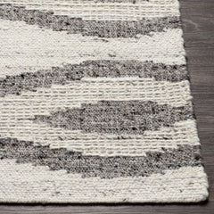 Lavalwaves Hand Woven Flatweave Wool Carpet - Clearance - Ornate Home