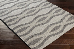 Lavalwaves Hand Woven Flatweave Wool Carpet - Clearance - Ornate Home