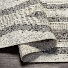 Lavalwaves Hand Woven Flatweave Wool Carpet - Clearance - Ornate Home