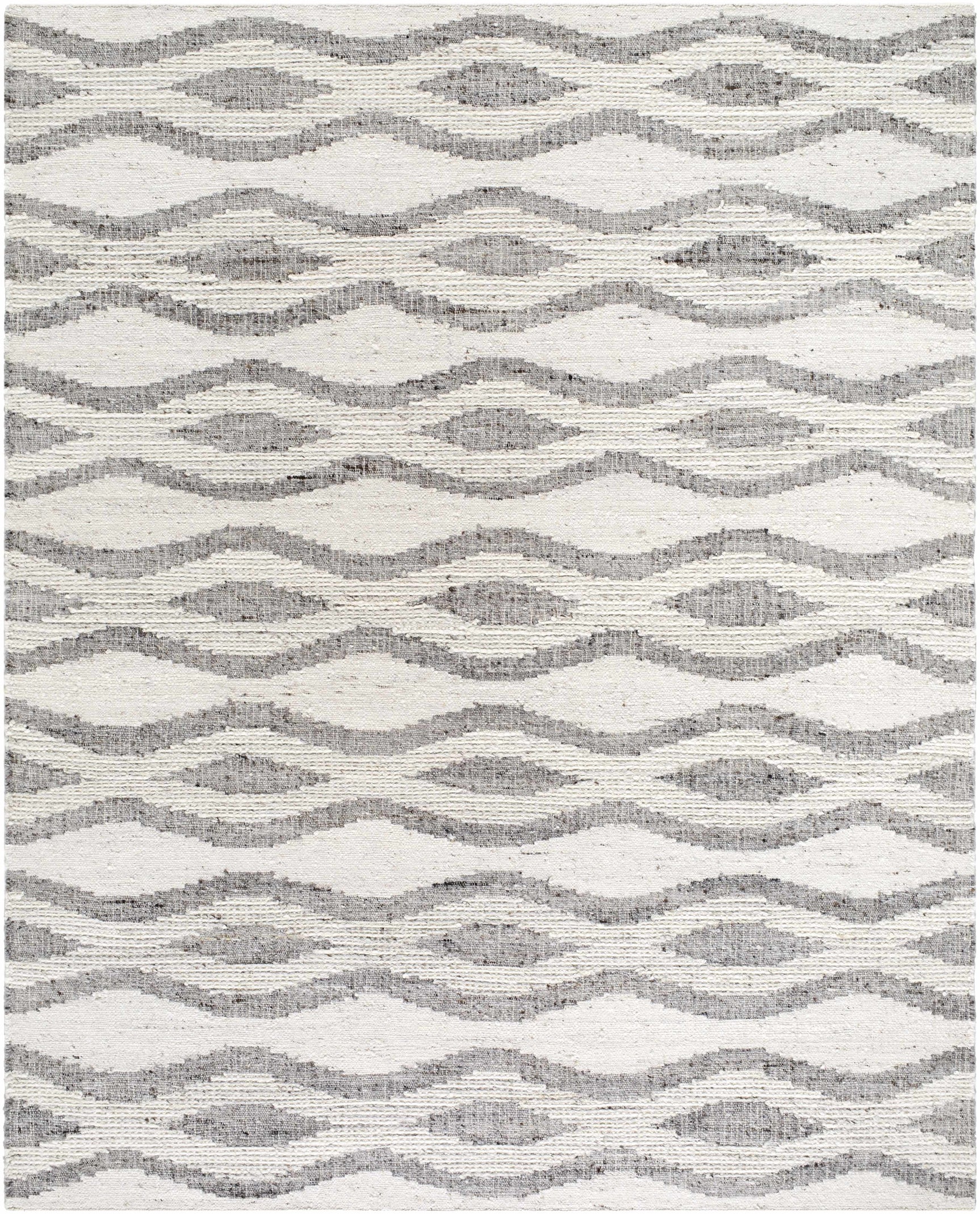 Lavalwaves Hand Woven Flatweave Wool Carpet - Clearance - Ornate Home