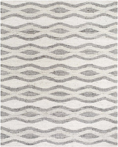 Lavalwaves Hand Woven Flatweave Wool Carpet - Clearance - Ornate Home