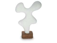 Lavarsen White/Brown Sculpture (17.38" H) - Ornate Home