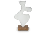 Lavarsen White/Brown Sculpture (25.13" H) - Ornate Home