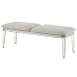 Laveda Pearl White Bench - Ornate Home