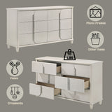 Laveda Pearl White Dresser - Ornate Home