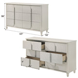 Laveda Pearl White Dresser - Ornate Home