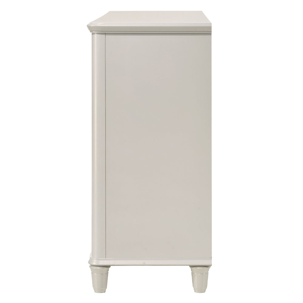 Laveda Pearl White Dresser - Ornate Home