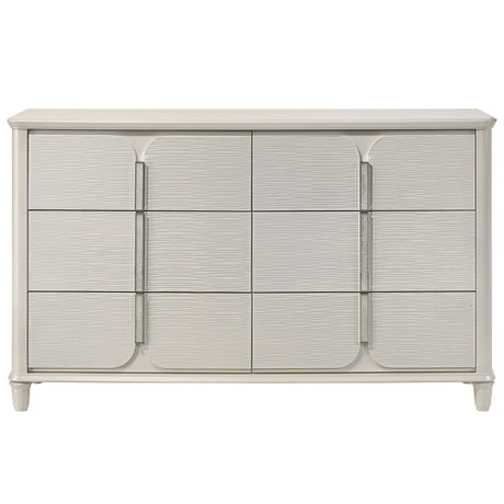 Laveda Pearl White Dresser - Ornate Home